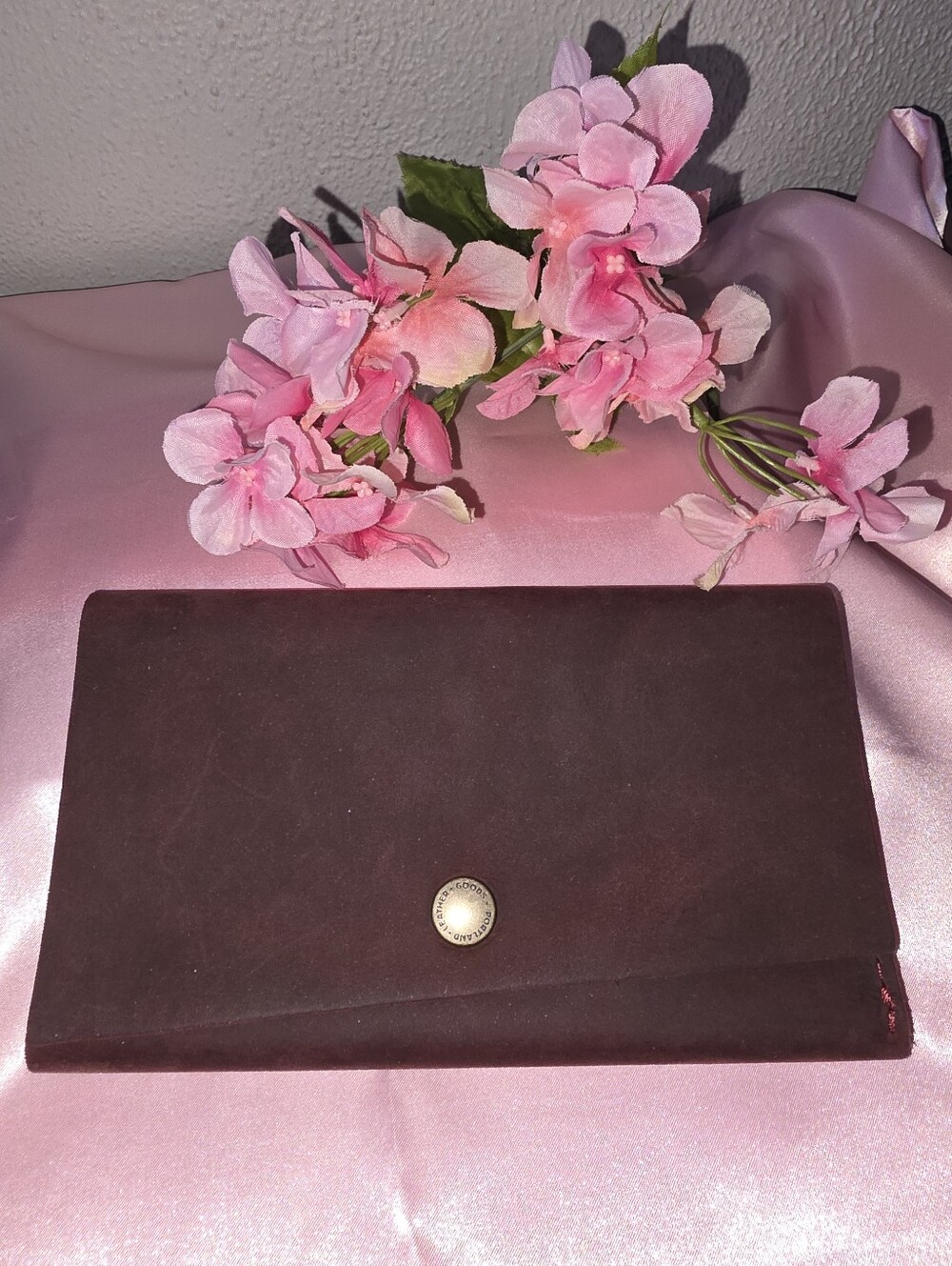 Portland Leather Merlot Rancher Wallet